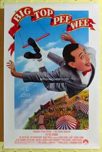 d082 BIG TOP PEEWEE 27x41 one-sheet movie poster '88 Paul Reubens, cult classic!