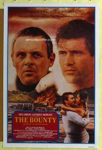d090 BOUNTY 27x41 one-sheet movie poster '84 Mel Gibson, Anthony Hopkins