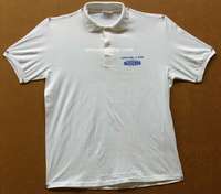 d003 SECRET OF MY SUCCESS XL white polo promotional movie shirt '87