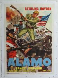e103 LAST COMMAND linen Italian one-panel movie poster '60 great Casaro art!