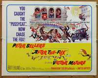 f037 AFTER THE FOX half-sheet movie poster '66 Peter Sellers, Frazetta art!