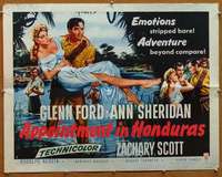 f050 APPOINTMENT IN HONDURAS style B half-sheet movie poster '53 Sheridan