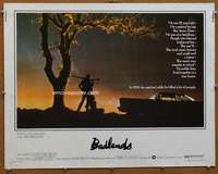 f062 BADLANDS half-sheet movie poster '74 Terrence Malick, Martin Sheen