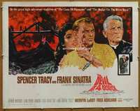 f164 DEVIL AT 4 O'CLOCK half-sheet movie poster '61 Spencer Tracy, Sinatra