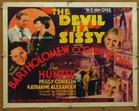 f165 DEVIL IS A SISSY half-sheet movie poster '36 Freddie Bartholomew