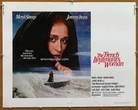 f206 FRENCH LIEUTENANT'S WOMAN half-sheet movie poster '81 Meryl Streep