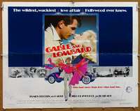 f212 GABLE & LOMBARD half-sheet movie poster '76 James Brolin, Clayburgh