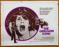 f229 GRISSOM GANG half-sheet movie poster '71 Robert Aldrich, Kim Darby