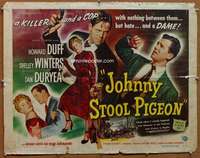f274 JOHNNY STOOL PIGEON style A half-sheet movie poster '49 Howard Duff