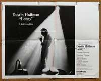 f301 LENNY half-sheet movie poster '74 Dustin Hoffman, Perrine, Bob Fosse
