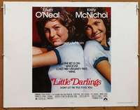 f305 LITTLE DARLINGS half-sheet movie poster '80 Tatum O'Neal, McNichol