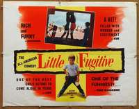 f306 LITTLE FUGITIVE half-sheet movie poster '53 Andrusco, Coney Island!