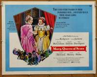 f331 MARY QUEEN OF SCOTS half-sheet movie poster '72 Vanessa Redgrave
