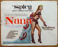f360 NANA half-sheet movie poster '55 Charles Boyer, Martine Carol