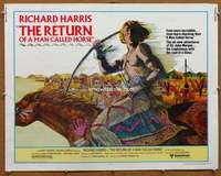 f419 RETURN OF A MAN CALLED HORSE half-sheet movie poster '76 Harris