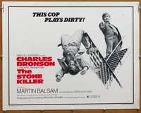f468 STONE KILLER half-sheet movie poster '73 Charles Bronson, gangsters!