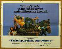 f500 TRINITY IS STILL MY NAME half-sheet movie poster '72 Terence Hill
