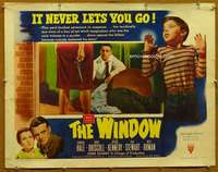 f530 WINDOW half-sheet movie poster '49 film noir, Barbara Hale, Driscoll