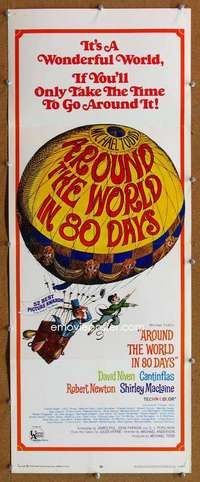 f564 AROUND THE WORLD IN 80 DAYS insert movie poster R68 all-stars!