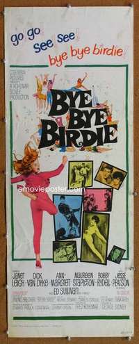 f606 BYE BYE BIRDIE insert movie poster '63 Ann-Margret, Janet Leigh