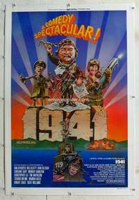 g262 1941 linen style F one-sheet movie poster '79 Spielberg, John Belushi