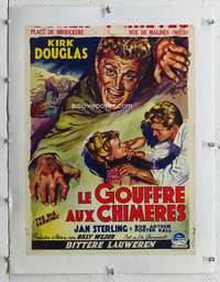 g179 ACE IN THE HOLE linen Belgian movie poster '51 Billy Wilder