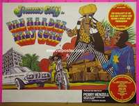 B030 HARDER THEY COME British quad R77 Jimmy Cliff, Jamaican reggae music, cool Bryant art!
