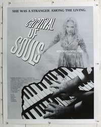 g299 CARNIVAL OF SOULS linen one-sheet movie poster R89 B-Movie cult horror!