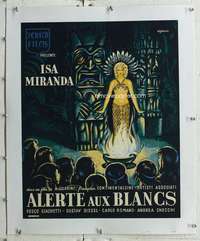 g083 SENZA CIELO linen French 19x24 movie poster '40 sexy Isa Miranda!