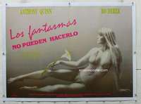 g019 GHOSTS CAN'T DO IT linen Colombian movie poster '90 super sexy Bo!