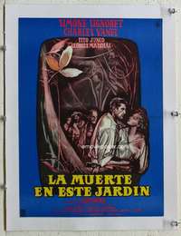 g151 GINA linen Mexican poster '56 Luis Bunuel, Signoret