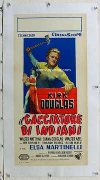 g098 INDIAN FIGHTER linen Italian locandina movie poster '55 Douglas