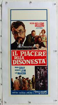 g101 MR TOPAZE linen Italian locandina movie poster '62 Peter Sellers