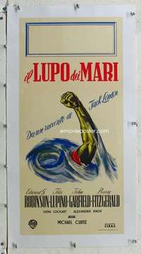 g111 SEA WOLF linen Italian locandina movie poster R59 Jack London