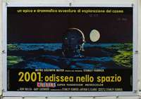 g119 2001 A SPACE ODYSSEY #2 linen Italian photobusta movie poster '68