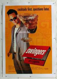 g501 SWINGERS linen one-sheet movie poster '96 Vince Vaughn, Doug Liman