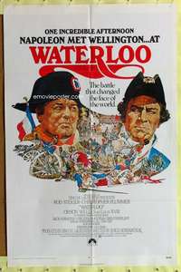 h044 WATERLOO one-sheet movie poster '70 Rod Steiger as Napoleon Bonaparte!