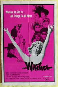 h021 WITCHES int'l one-sheet movie poster '67 Clint Eastwood, Mangano