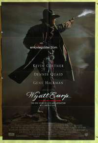 h013 WYATT EARP one-sheet movie poster '94 Kevin Costner, Quaid, Hackman