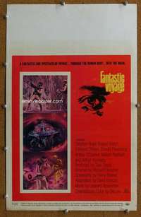 j102 FANTASTIC VOYAGE movie window card '66 Raquel Welch, Fleischer