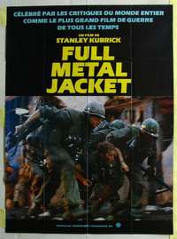 k099 FULL METAL JACKET French one-panel movie poster '87 Stanley Kubrick