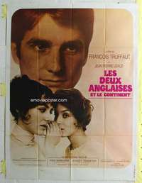 k181 TWO ENGLISH GIRLS French one-panel movie poster '71 Francois Truffaut