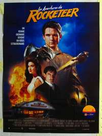 k160 ROCKETEER French one-panel movie poster '91 sexy Jennifer Connelly!