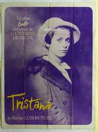 k179 TRISTANA French one-panel movie poster '70 Bunuel, Catherine Deneuve