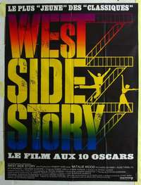 k189 WEST SIDE STORY French one-panel movie poster R70s Robert Wise clsasic!