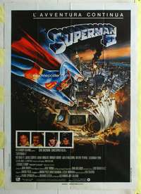 k488 SUPERMAN 2 Italian one-panel movie poster '81 Christopher Reeve