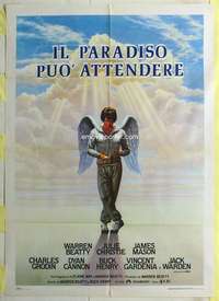 k406 HEAVEN CAN WAIT Italian one-panel movie poster '78 Warren Beatty