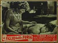 k239 SON OF FURY Italian photobusta movie poster '40s Tyrone Power