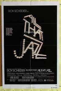 p026 ALL THAT JAZZ one-sheet movie poster '79 Roy Scheider, Bob Fosse