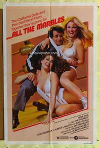 p027 ALL THE MARBLES one-sheet movie poster '81 sexy female wrestling!